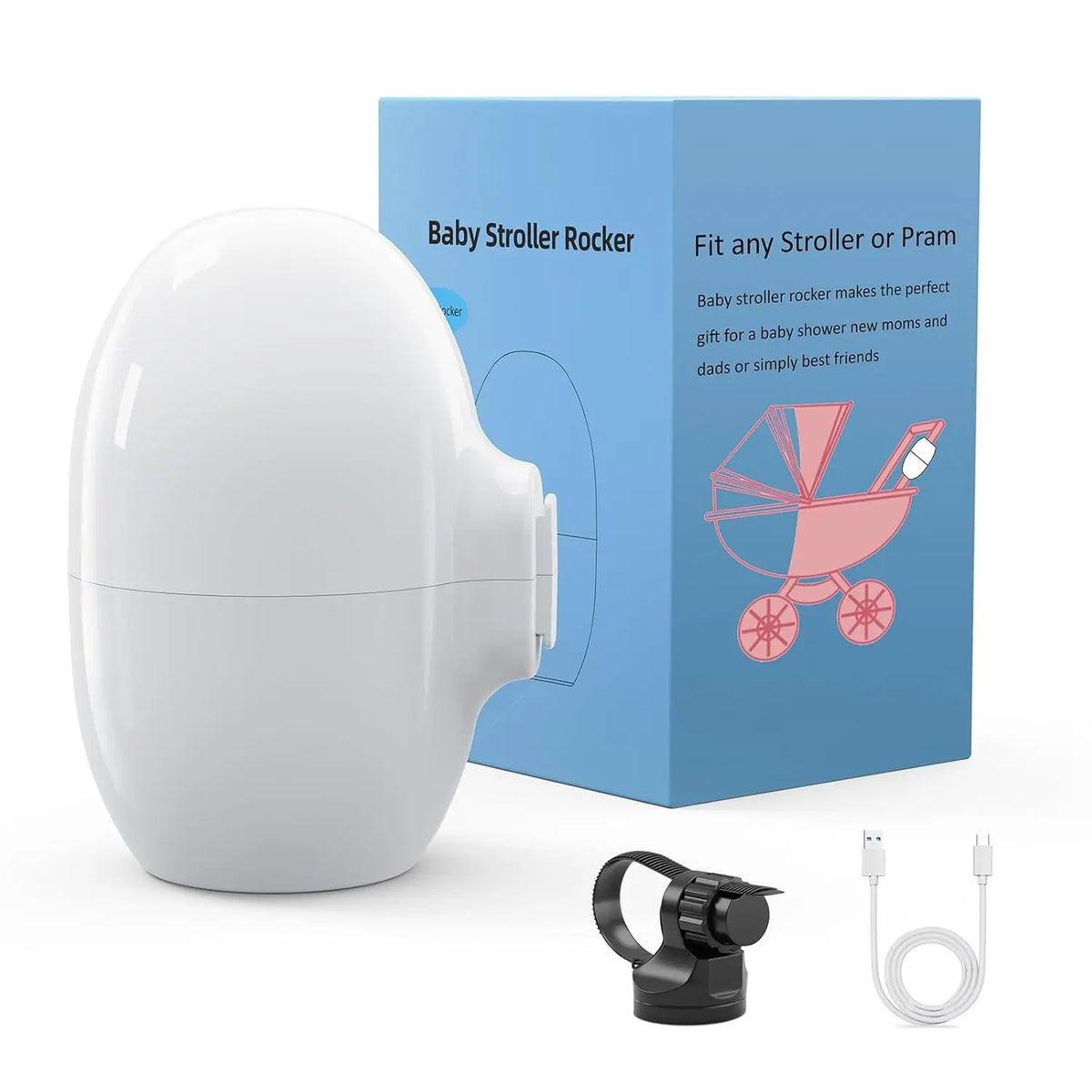 Balanelle électrique portable pour bébé – Balancelle vibrante à 5 vitesses