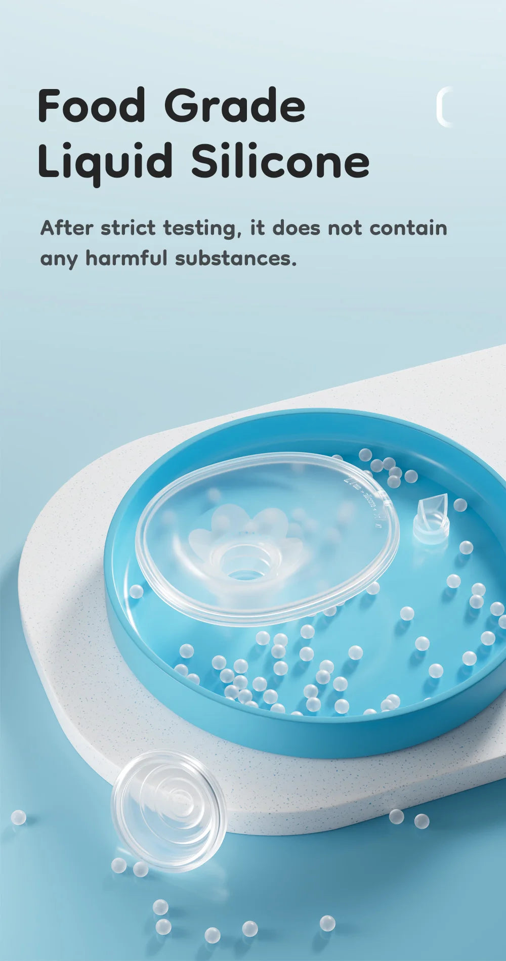 Tire-lait électrique mains libres avec écran LED