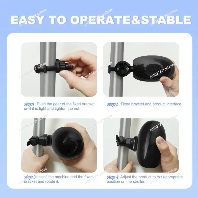 Balanelle électrique portable pour bébé – Balancelle vibrante à 5 vitesses